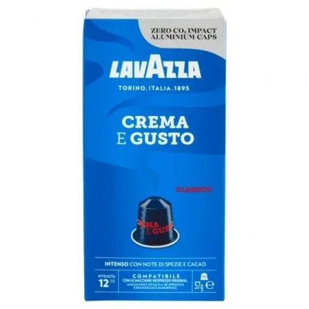 Lavazza Cápsulas Crema e Gusto Clásico para Cafeteras Nespresso, Caja de 10 Lavazza Cápsulas Crema e Gusto Clásico para Cafeteras Nespresso, Caja de 10